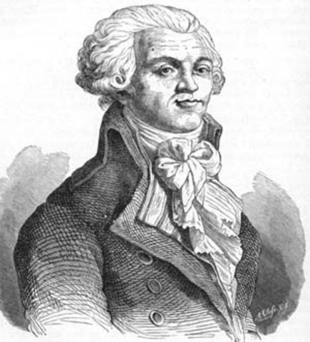 Maximilien Robespierre Asssumes Leadership