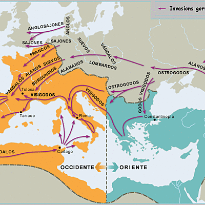 Timeline: Pobles germànics