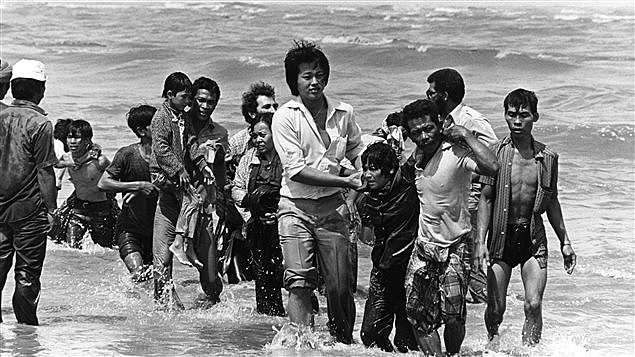 Les réfugiés vietnamiens arrivent au Canada