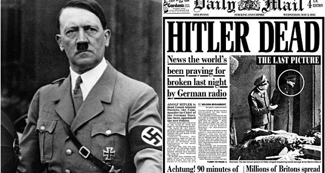 Adolf Hitler se suicida en Berlín