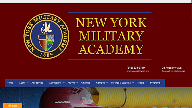 Donald enrolled in the new york millitary acadamy