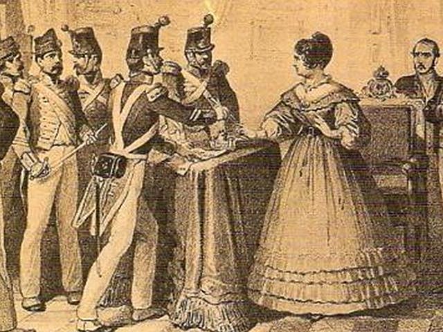 Pronunciamiento de los sargentos de La Granja. Restablecimietno de la Constitución de 1812