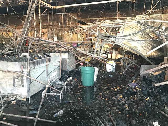 Cuarto y ultimo incendio hasta la fecha del Mercado de la Merced