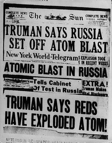 Russians acquire the Atomic Bomb