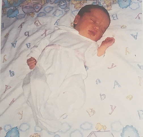 Daughter, Daniela, is born