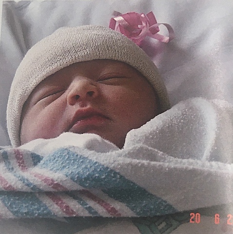 Third child, Gabriela, is born