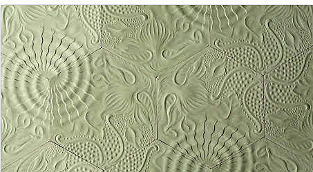 Floor tiles for Casa Milà: octopus, snail and starfish