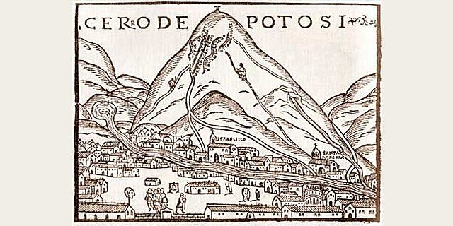 Inici de l'extracció de plata de Mèxic i Potosí