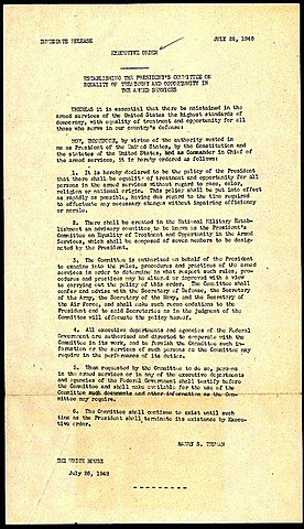 Executive order 9981 (HST)