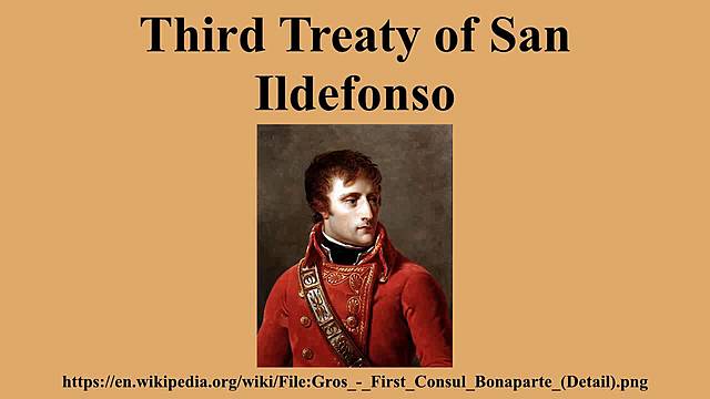 TRATADO DE SAN IIDEFONSO DE 1800