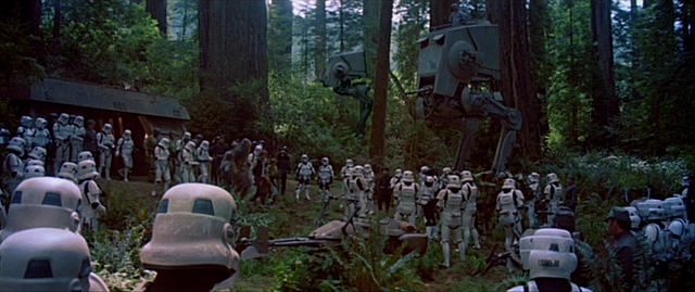 La destrucción del escudo de la segunda estrella de la muerte