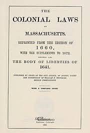 massachusetts body of liberties