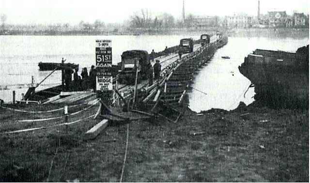 Allies cross bridge at Remagen