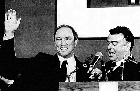 Élection au Canada du Parti libéral de Pierre Elliott Trudeau