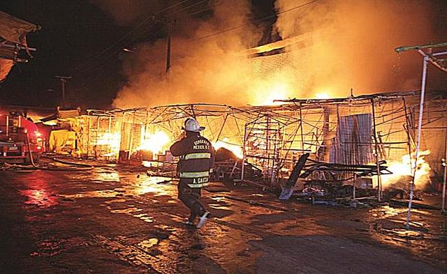 Cuarto incendio de la Merced