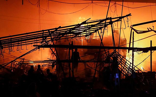 Quinto incendio de la Merced