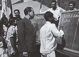 Se inició la Campaña Nacional contra el Analfabetismo