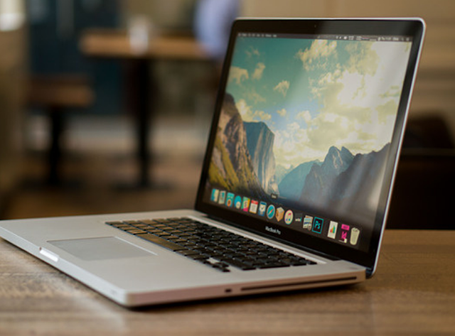 Began using a laptop computer