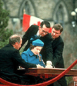 Adoption de la « Loi de 1982 » sur le Canada