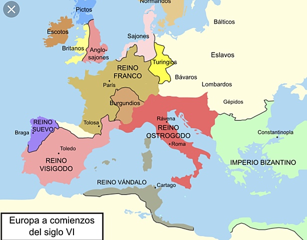 Invasion de los  pueblos germánicos