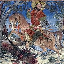 Bahram Gur Fights the Karg (Iran)