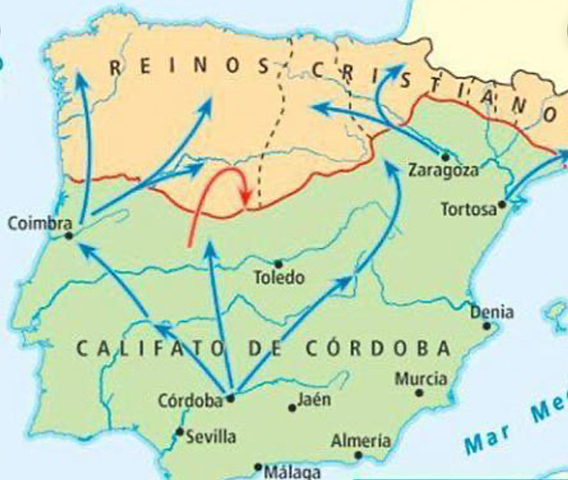Ocupación de los árabes en España