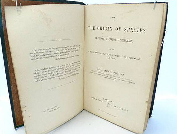 Charles Darwin's 'On the Origin of Species' is published