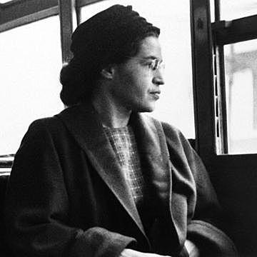 Rosa Parks refuses to give up her seat