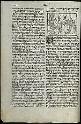 Escriptura de l’obra Història de Roma des de la seva fundació, de Tit Livi