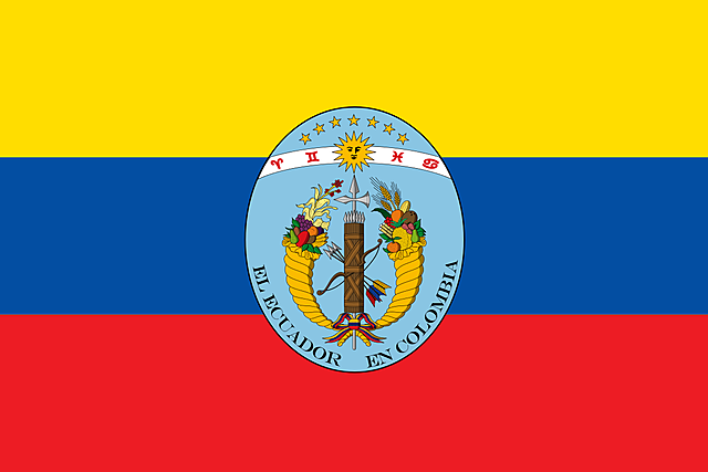 Bandera del Ecuador en 1830