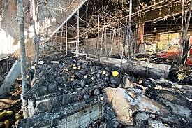 Mercado tras cuarto incendio en Navidad