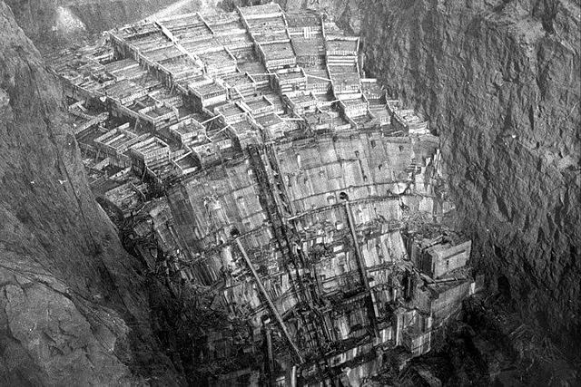 Hoover Dam Begins Construction