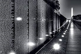 vietenam memorial ouvre a washington dc