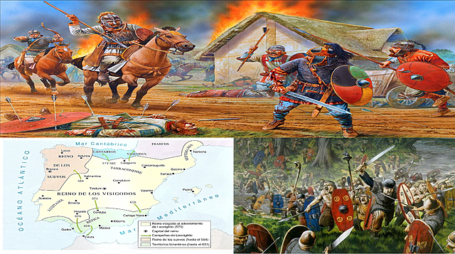 Los pueblos germánicos comenzaron sus invasiones