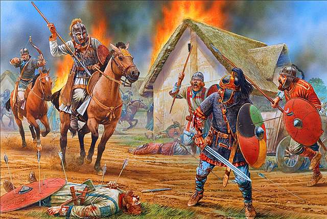 Llegada de los pueblos germanos.