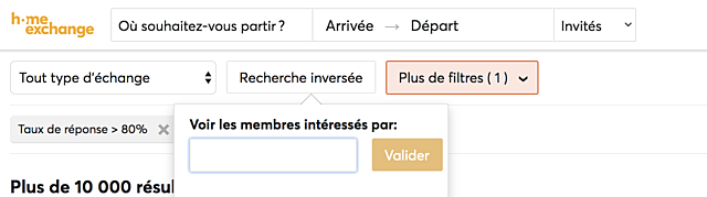 Feature : Lancement Recherche inversée