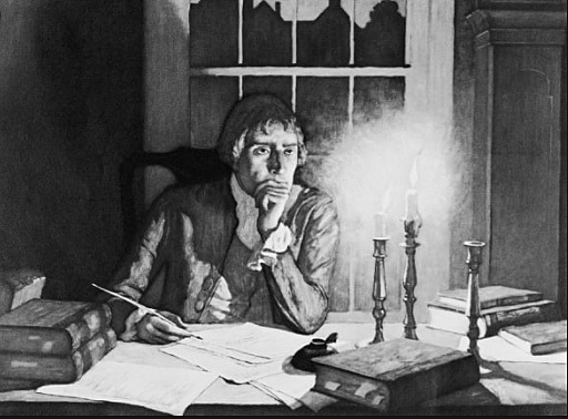 Thomas began to learn law