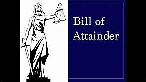 Bill of Attainer