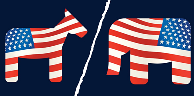 Democratic-Republican party split