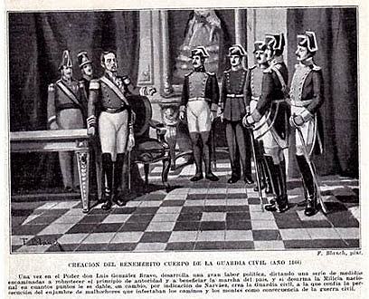 Creación de la Guardia Civil.