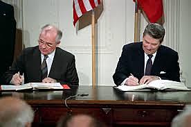 Relationship between the U.S. and the Soviet Union Improves and Treaty Signed