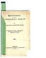 the communist manifesto