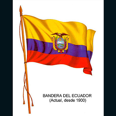 Timeline: las banderas del ecuador