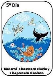 5to día de la creación del mundo.