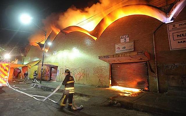 Nuevo incendio por fallas Eléctricas.