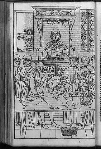 Mondino de Luzzi completa su obra, Anatomía.