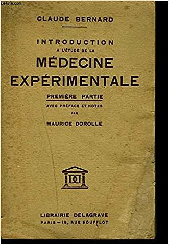 Claude Bernard publicó Introduction à l'étude de la médecine expérimentale, tratado en el que formuló las bases metodológicas de la medicina experimental y enunció los principios de la fisiología general.