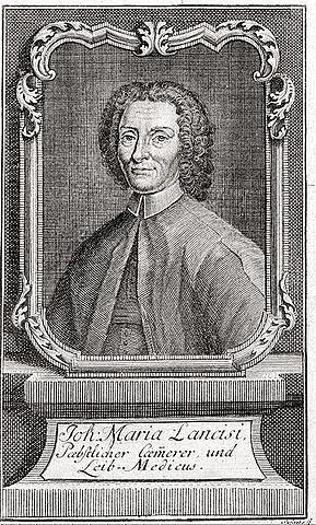 Giovanni Lancisi demostró por vez primera la obstrucción del sistema venoso de los miembros inferiores.