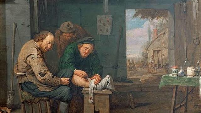 En Inglaterra los barberos fueron separados de los cirujanos.
