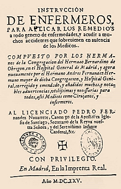 Primer documento escrito por enfermeros.